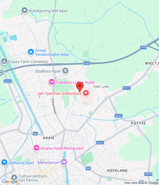 Google maps afbeelding voor Huisartsenwachtpost Westhoek