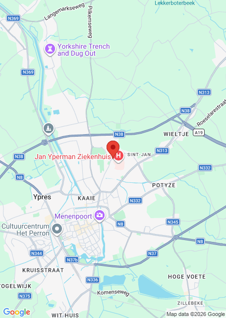 Google maps afbeelding voor Huisartsenwachtpost Westhoek