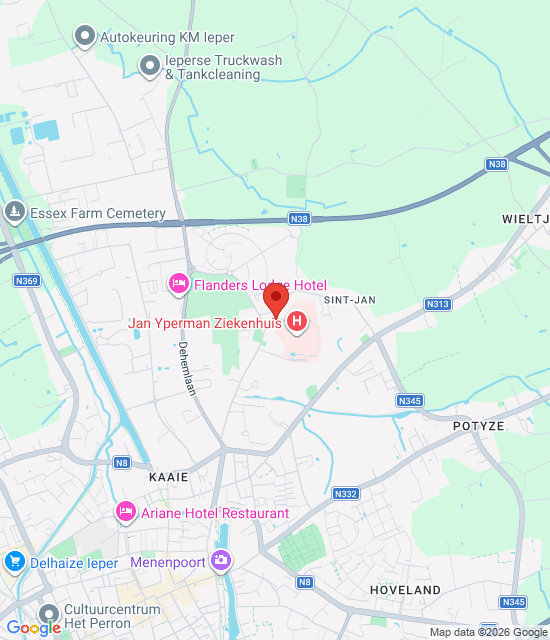 Google maps afbeelding voor Huisartsenwachtpost Westhoek