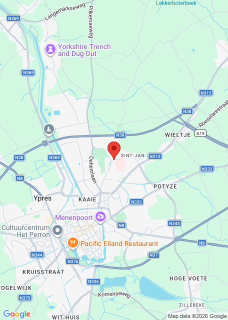 Google maps afbeelding voor Huisartsenwachtpost Westhoek